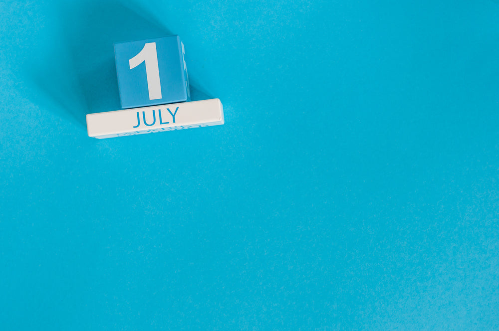 July 01 block calendar