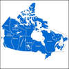 Map of Canada illustrating the comprehensive Zip2Tax sales tax table, detailing varying tax rates across provinces and territories for accurate tax compliance