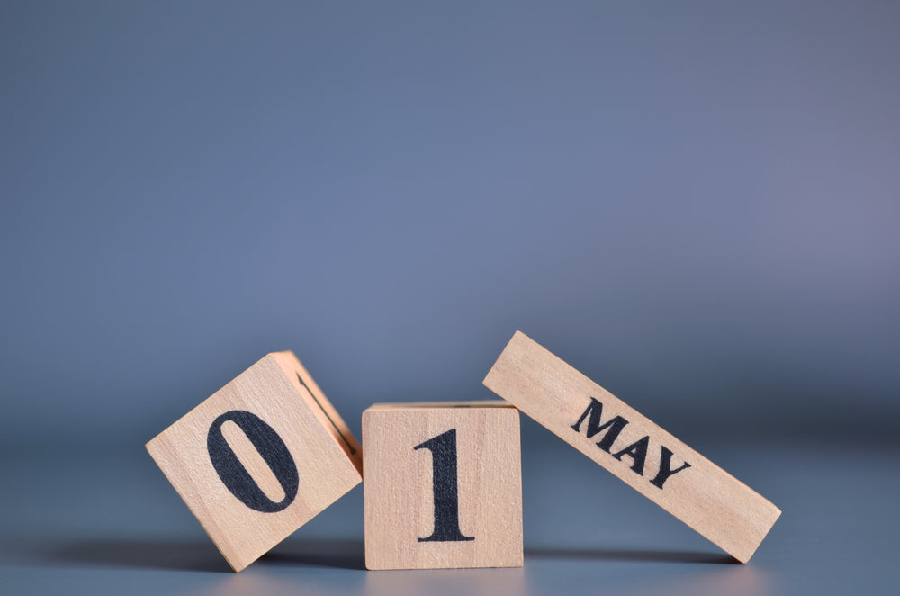 Blocks showing May 01 date