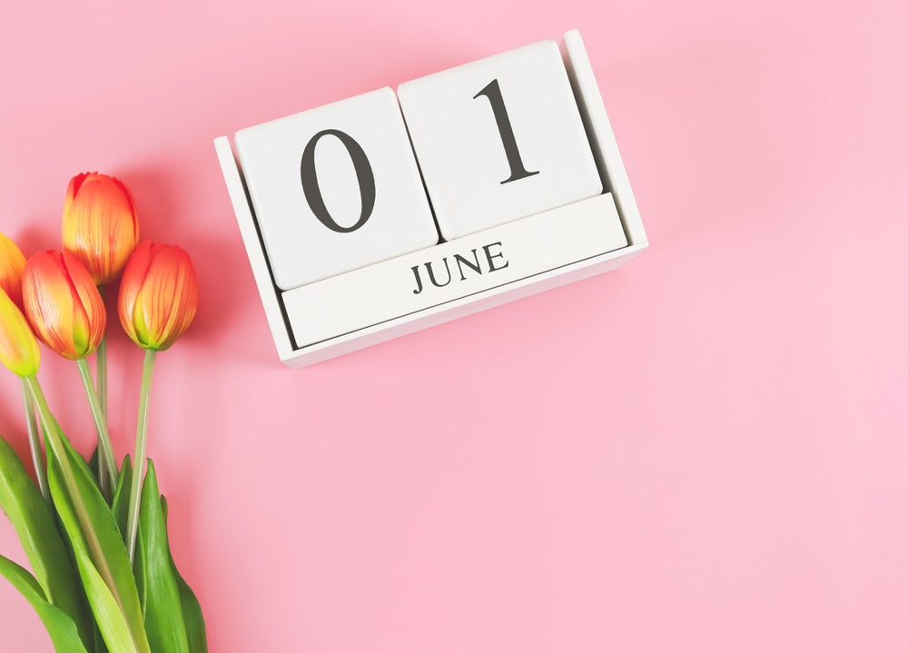 June -1 date with tulips