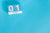 Calendar image of June 01 with blue background