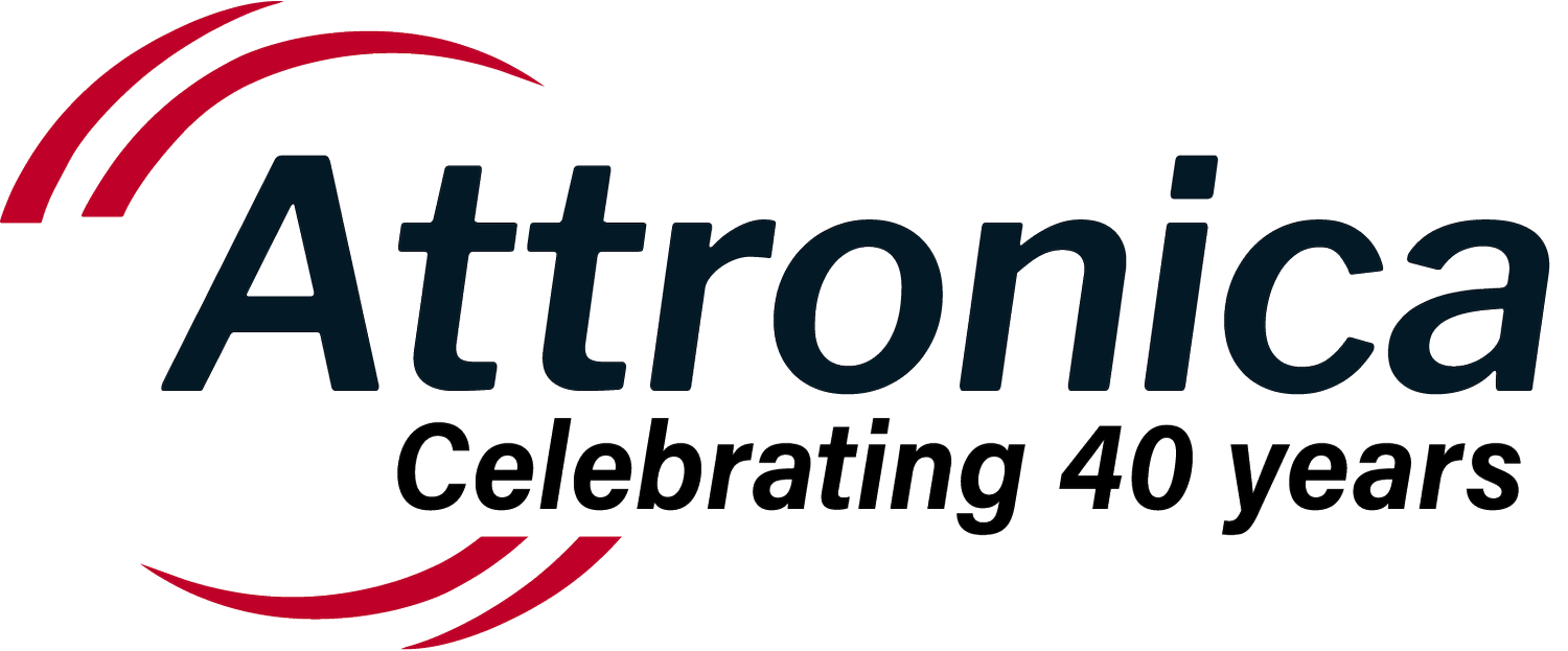 Attronica 40 years logo